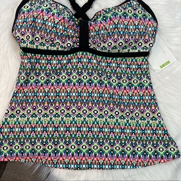 NWT Next Multicolored Mandala Tankini 32D - Picture 5 of 15